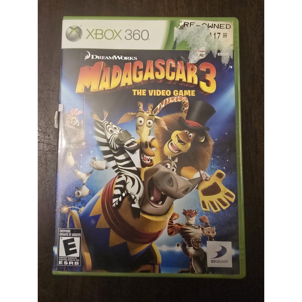 Madagascar‎ 3: The Video Game (Microsoft Xbox 360, 2012)